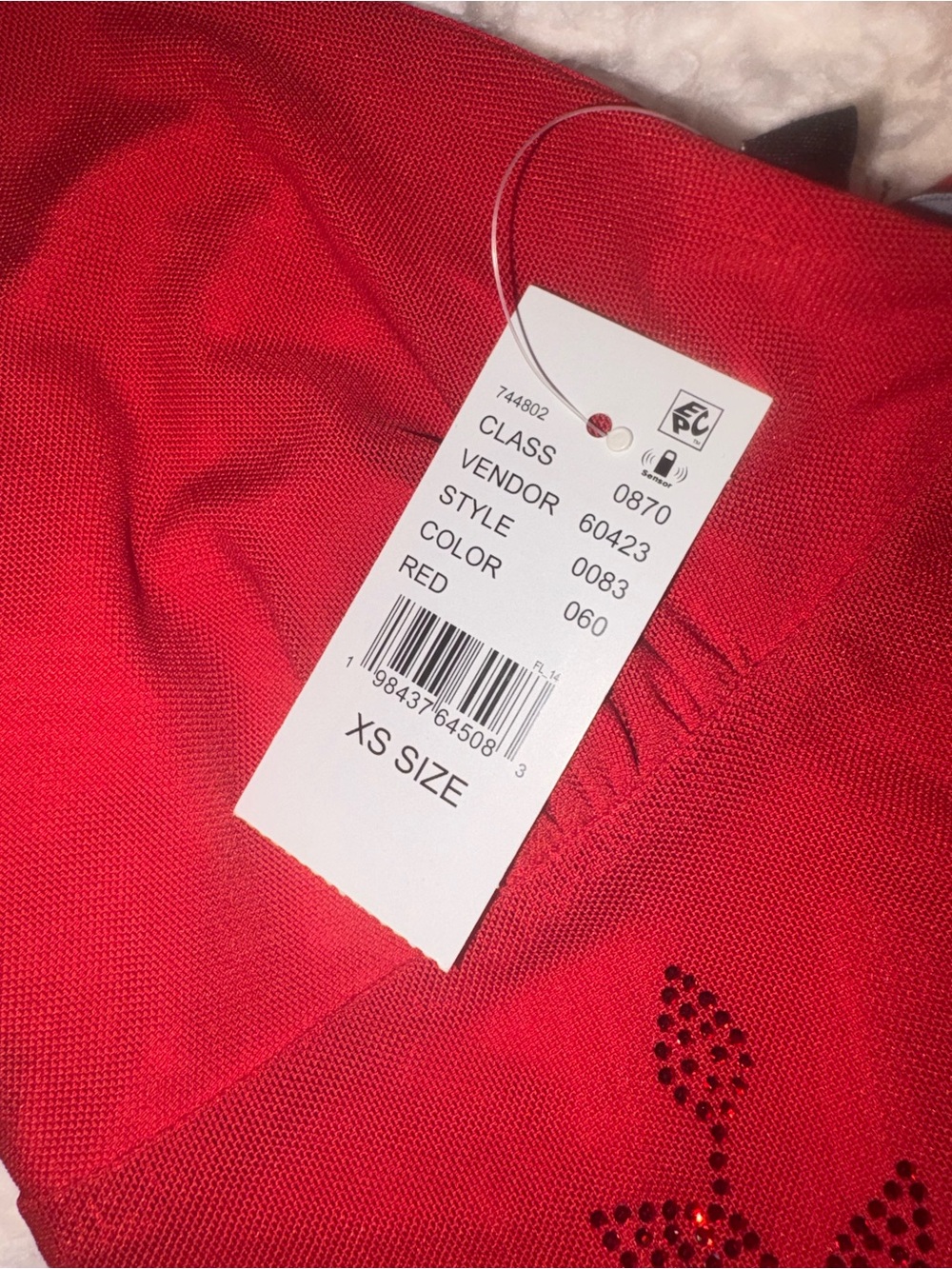 PacSun Red Rhinestone Mini Dress - Picture 5 of 5